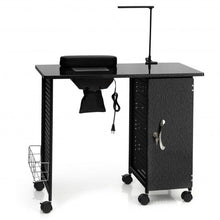 Load image into Gallery viewer, Manicure Nail Table Steel Frame Beauty Spa Salon Workstation w/Drawers