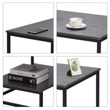 Load image into Gallery viewer, 2-Tier Cocktail Accent End Coffee Table w/ Shelf
