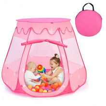 Load image into Gallery viewer, Pink Portable Kid Play House Play Tent with 100 Balls