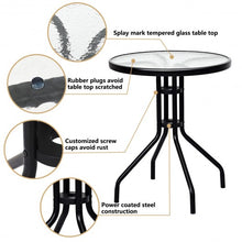 Load image into Gallery viewer, 3 pcs Bistro Patio Garden Furniture Set