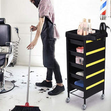 Load image into Gallery viewer, 34" Beauty Salon Styling Station Storage Rolling Cart