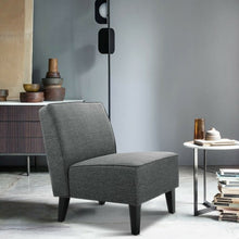 Load image into Gallery viewer, Contemporary Decor Solid Armless Accent Chair-Gray