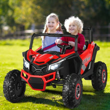 Load image into Gallery viewer, 12 V Electric Kids Ride-On Car 2-Seater SUV Off-Road UTV with Remote-Red