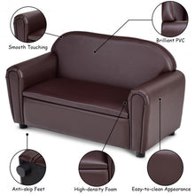 Load image into Gallery viewer, Kids Sofa Armrest Chair w/ Storage Function