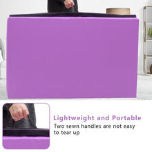 Load image into Gallery viewer, 4' x 10' x 2" Thick Folding Panel Aerobics Exercise Gymnastics Mat-Purple