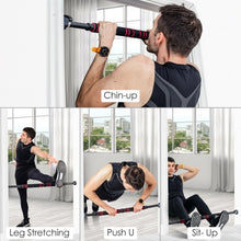 Load image into Gallery viewer, Pull Up Doorway Adjustable Chin Up Bar No Screw with Locking Mechanism