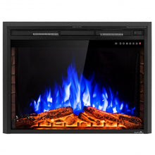 Load image into Gallery viewer, 36" Electric Fireplace Insert Freestanding Stove Heater