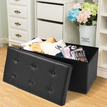 Load image into Gallery viewer, 30" Large Folding Ottoman Storage Seat