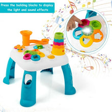 Load image into Gallery viewer, 2 in 1 Early Education Toy Toddler Learning Table-Blue