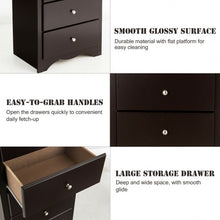 Load image into Gallery viewer, 6 Drawers Chest Dresser Clothes Storage Bedroom Furniture Cabinet-Brown