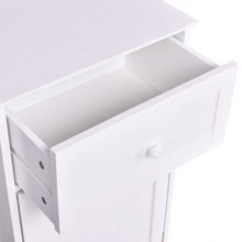 Load image into Gallery viewer, White Storage Cabinet Bathroom Organizer