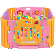 Load image into Gallery viewer, 4 Panel Safety Baby Center Playpen-Pink
