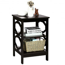 Load image into Gallery viewer, 3-tier Nightstand Sofa Side End Accent Table-Coffee