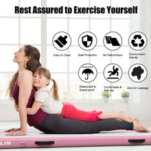 Load image into Gallery viewer, Air Track Inflatable Gymnastics Tumbling Mat with Pump-Pink
