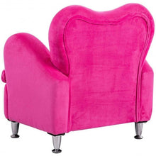Load image into Gallery viewer, Soft Velvet Armrest Couch Toddler Sofa