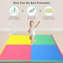 Load image into Gallery viewer, 12PCS Kid’s Puzzle Exercise Play Mat -Color