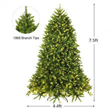 Load image into Gallery viewer, 7.5 Ft Pre-lit PVC Christmas Fir Tree with 700 LED Light