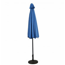 Load image into Gallery viewer, 9 ft Patio Outdoor Umbrella with Crank-Blue