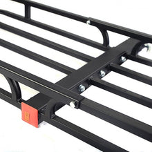 Load image into Gallery viewer, 500 LBS Steel Cargo Carrier Luggage Basket 2" Receiver Hitch Hauler