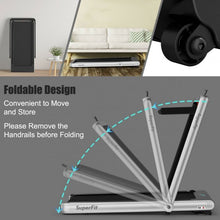 Load image into Gallery viewer, 4.75HP 2 In 1 Folding Treadmill with Remote APP Control-Silver