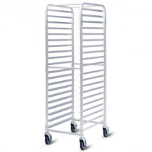 Load image into Gallery viewer, 26" x 20" x 70" 20 Sheet Aluminum Pan Rolling Bakery Rack