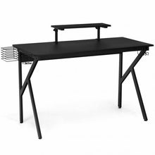 Load image into Gallery viewer, PC Table Workstation with Cup Holder and Headphone Hook