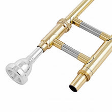 Load image into Gallery viewer, B Flat Trombone Golden Brass with Mouthpiece