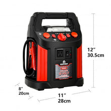 Load image into Gallery viewer, Jump Starter Air Compressor Power Bank Charger with LED Light and DC Outlet