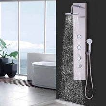 Load image into Gallery viewer, 47" Stainless Shower Panel with Massage Jets Hand Shower