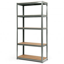Load image into Gallery viewer, 72" Storage Shelf Steel Metal 5 Levels Adjustable Shelves-Gray