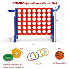 Load image into Gallery viewer, 2.5Ft 4-to-Score Giant Game Set-Blue