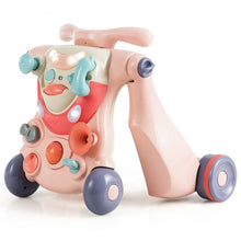 Load image into Gallery viewer, 2-in-1 Baby Walker with Activity Center-Pink
