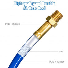 Load image into Gallery viewer, 3/8" x 49' Retractable Auto Air Hose Reel Compressor