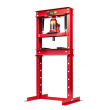 Load image into Gallery viewer, 12-Ton H-Frame Plates Hydraulic Shop Press