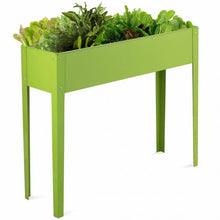 Load image into Gallery viewer, 40" x 13" Outdoor Elevated Garden Plant Flower Bed