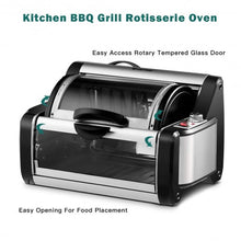 Load image into Gallery viewer, Horizontal Rotating Kebob Skewer Roaster Oven Grill