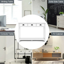 Load image into Gallery viewer, 47" Entryway Hall Table Side Desk Accent Table with Drawers Shelf