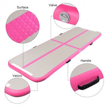 Load image into Gallery viewer, Air Track Inflatable Gymnastics Tumbling Floor Mats with Pump-Pink