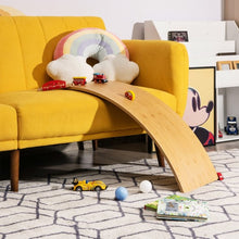 Load image into Gallery viewer, 35.5 Inch Wooden Wobble Balance Board for Toddler and Adult