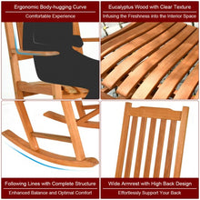 Load image into Gallery viewer, Outdoor Rocking Chair Single Rocker for Patio Deck