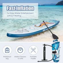 Load image into Gallery viewer, 11 ft Inflatable Stand Up Paddle Board Surfboard with Aluminum Paddle Pump-11 ft