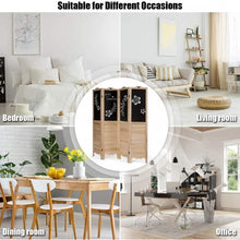 Load image into Gallery viewer, 4-Panel Folding Privacy Room Divider Screen with Chalkboard