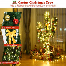 Load image into Gallery viewer, 5' / 6' / 7' Artificial Cactus Christmas Tree with Lights-7'