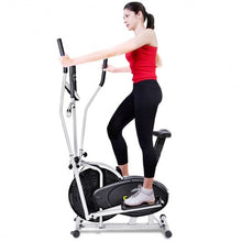 Load image into Gallery viewer, 2-in-1 Elliptical Dual Cross Trainer Machine Fan Bike