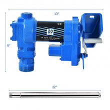 Load image into Gallery viewer, Gasoline Fuel Transfer Pump 12 Volt DC 20GPM Gas Diesel Kerosene Nozzle Kit