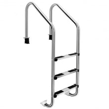 Load image into Gallery viewer, 3-Step Swimming Pool Ladder w/ Anti-Slip Steps