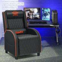 Load image into Gallery viewer, Massage Gaming Recliner Chair w/Headrest & Adjustable Backrest - Home Theater-OR
