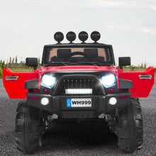 Load image into Gallery viewer, 12V Kids Spring Suspension Ride On Truck-Red