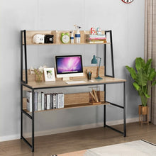 Load image into Gallery viewer, 47" Computer Desk Writing Study Table Workstation-Natural