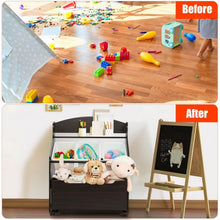 Load image into Gallery viewer, Kids Wooden Toy Storage Unit Organizer w/ Rolling Toy Box & Plastic Bins-CF